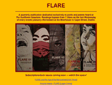 Tablet Screenshot of flare.ie